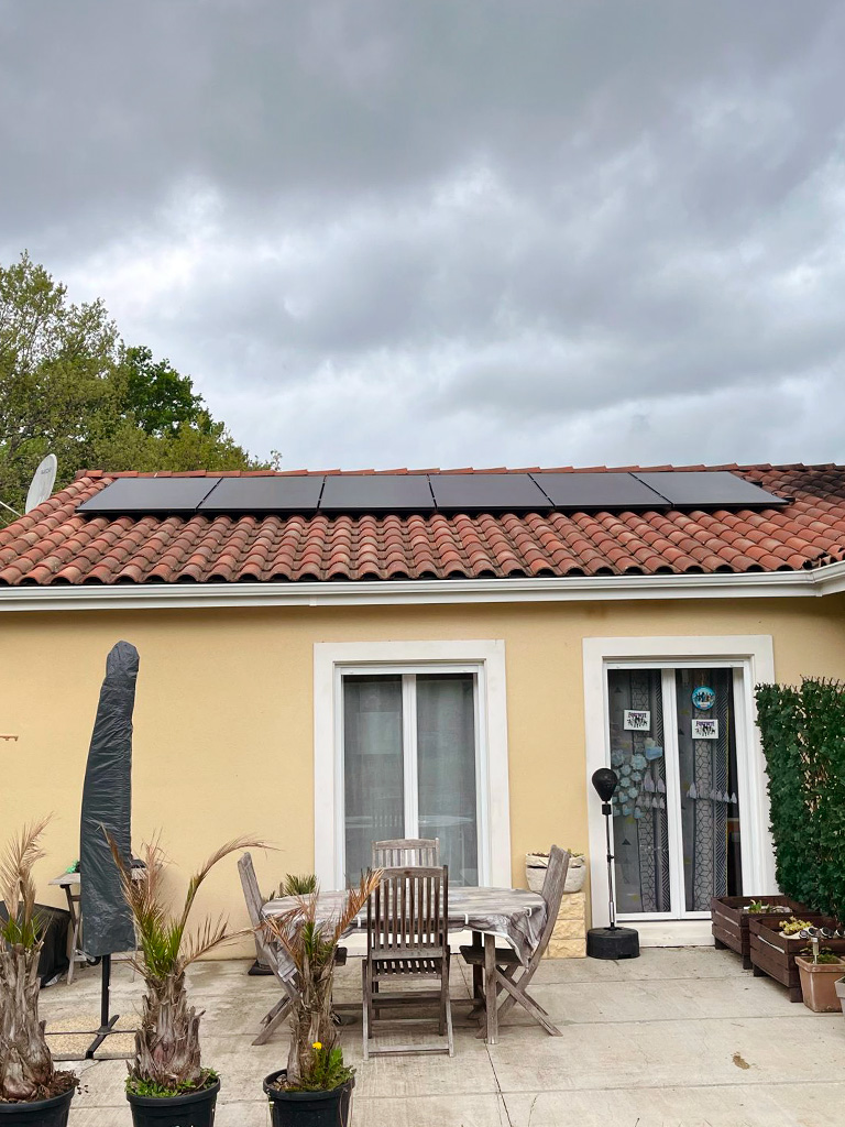Panneaux photovoltaïques près de Toulouse, à Cépet