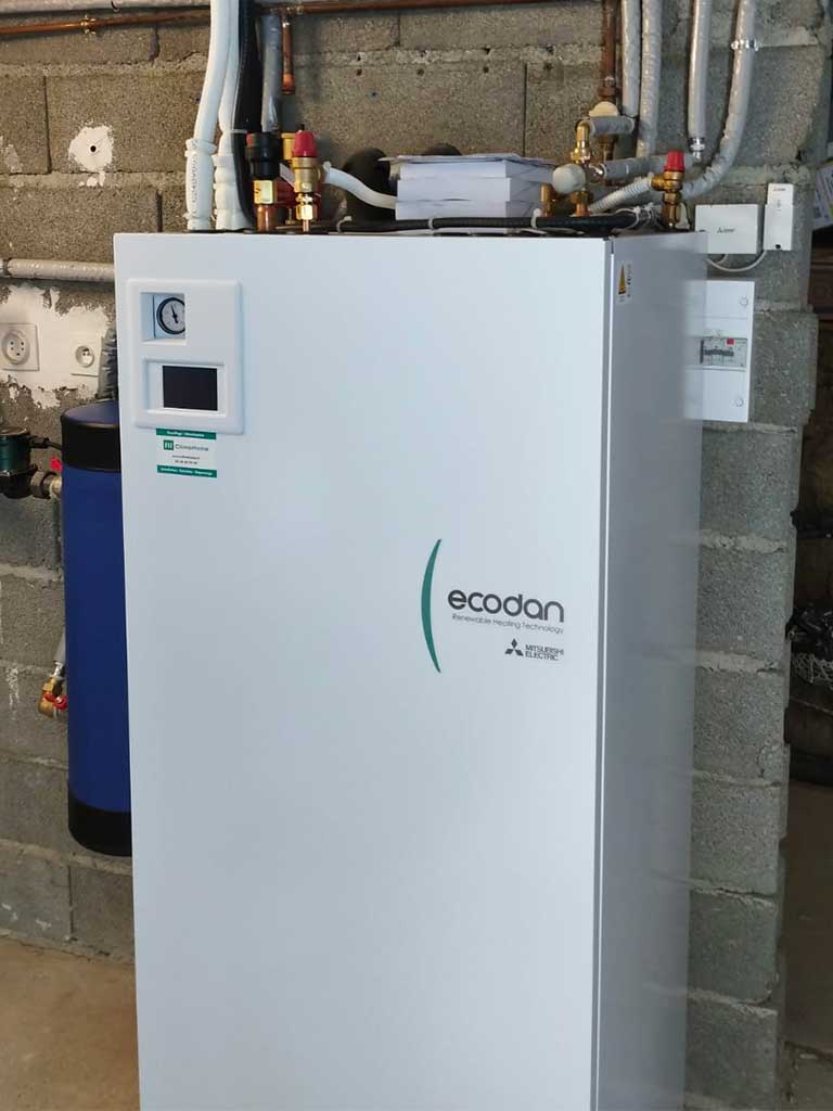Installation de pompe à chaleur air-eau à Saint-Orens