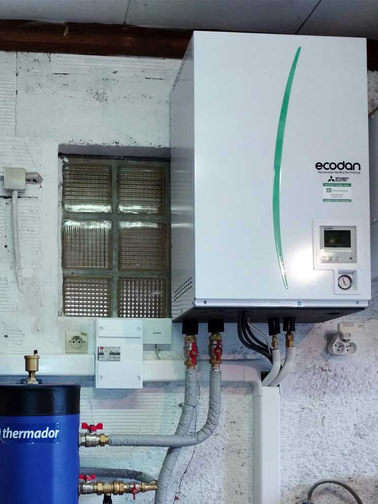 Pompe à chaleur air-eau à Auterive, près de Toulouse