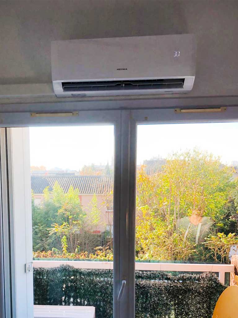 Pose d’une climatisation réversible à Toulouse