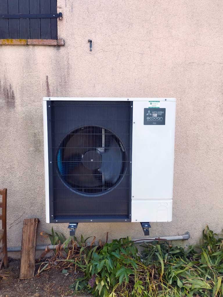 Pompe à chaleur air-eau à Cintegabelle